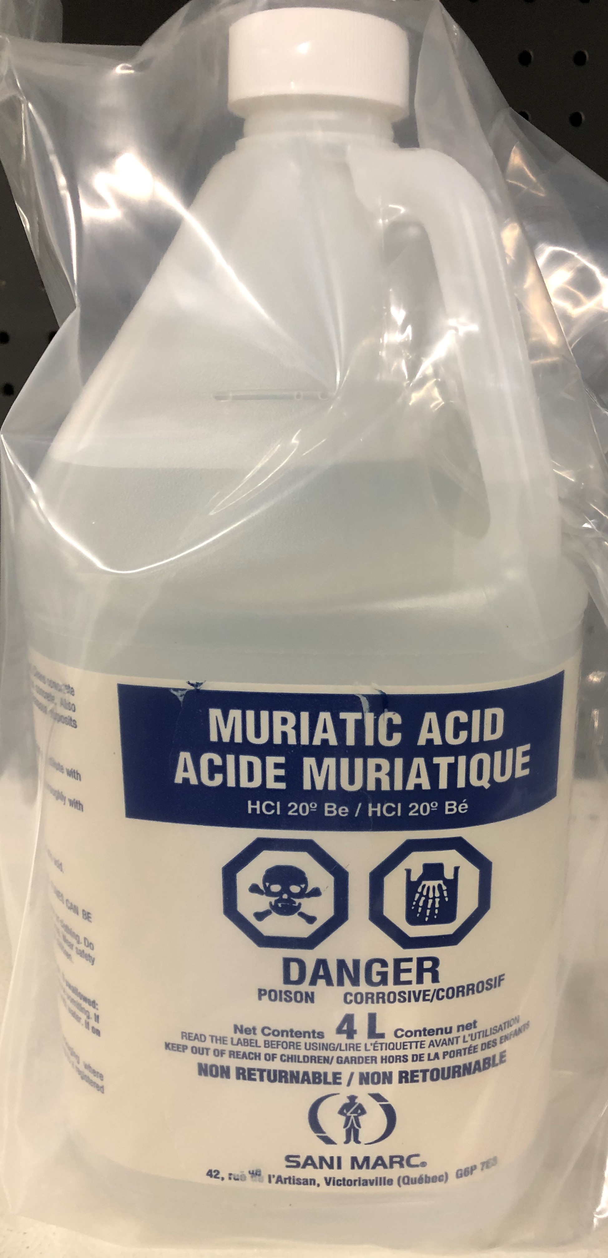 muriatic acid for pools algae